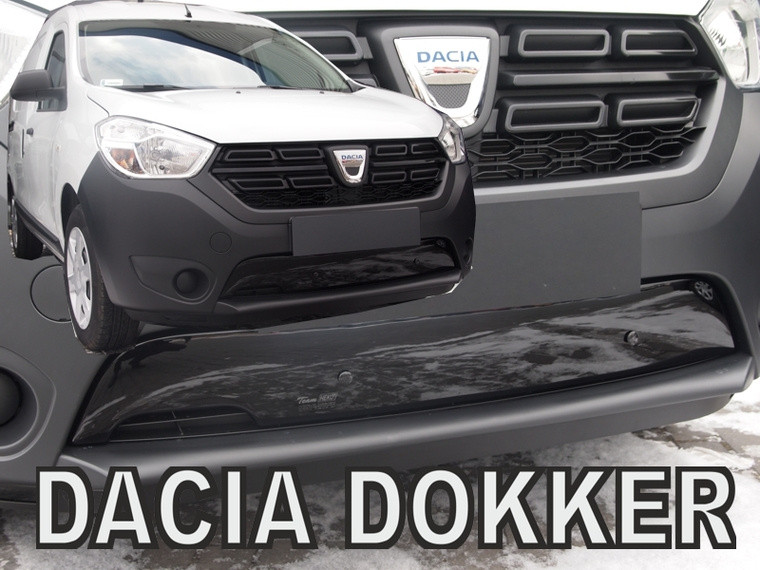 Zimní clona chladiče Dacia Dokker 2012-2021 (nepasuje na Stepway) Heko