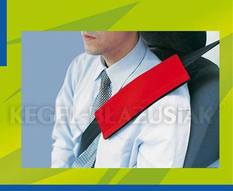 Potah na bezpečnostní pás červený Kegel-Blazusiak
