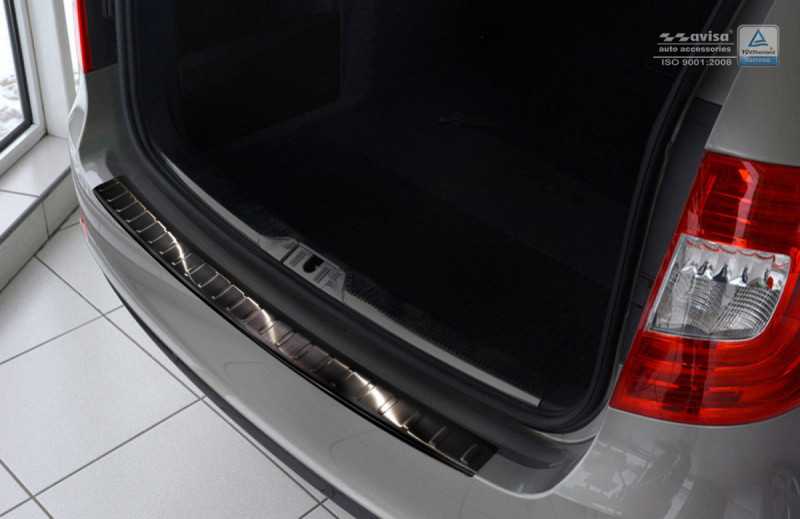 Ochranná lišta hrany kufru Škoda Superb II. 2013-2015 (tmavá