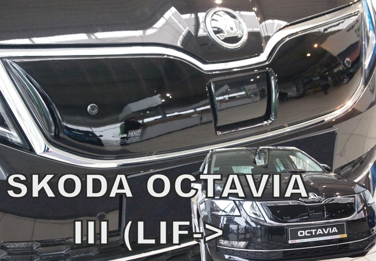 Zimní clona chladiče Škoda Octavia III. 2016- (horní