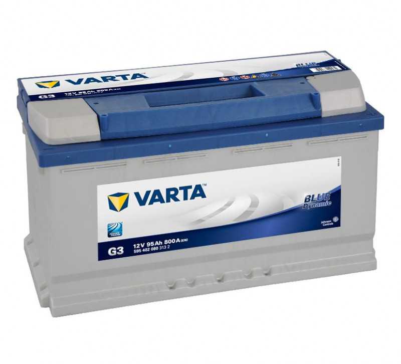 Autobaterie 95Ah Varta Blue Dynamic G3 Varta