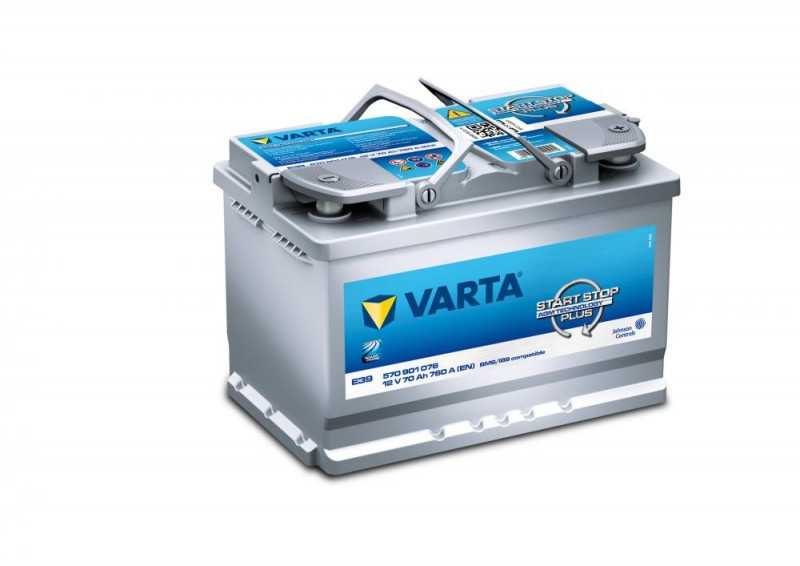 Autobaterie Varta 70Ah Start-Stop Plus AGM E39 Varta