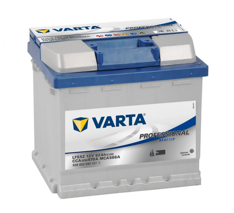 Autobaterie 52Ah Varta Professional Starter LFS52 Varta