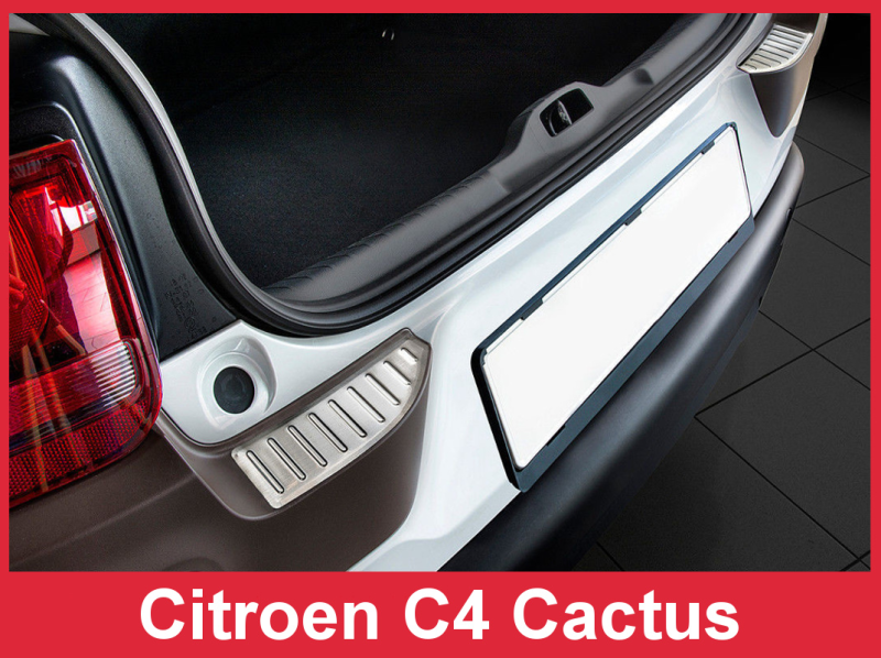 Ochranná lišta hrany kufru Citroen C4 Cactus 2014-2018 (matná) Avisa