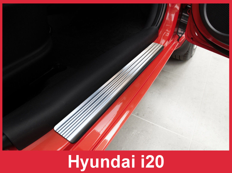 Prahové lišty Hyundai i20 2008-2014 (matné) Avisa
