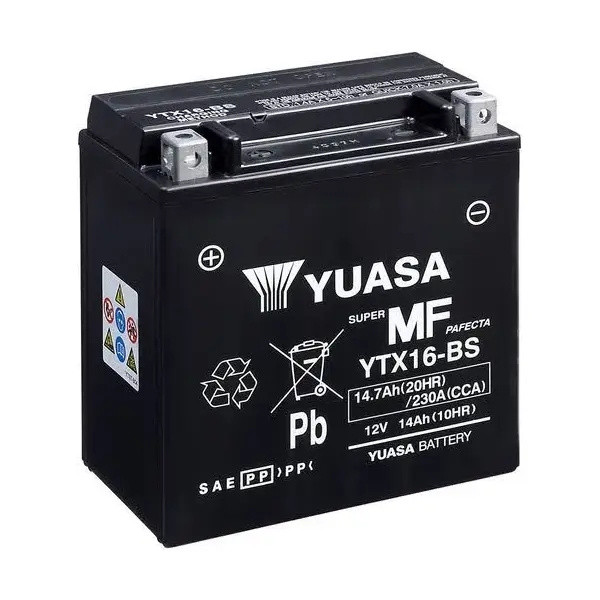 Motobaterie Yuasa Super MF YTX16-BS Yuasa