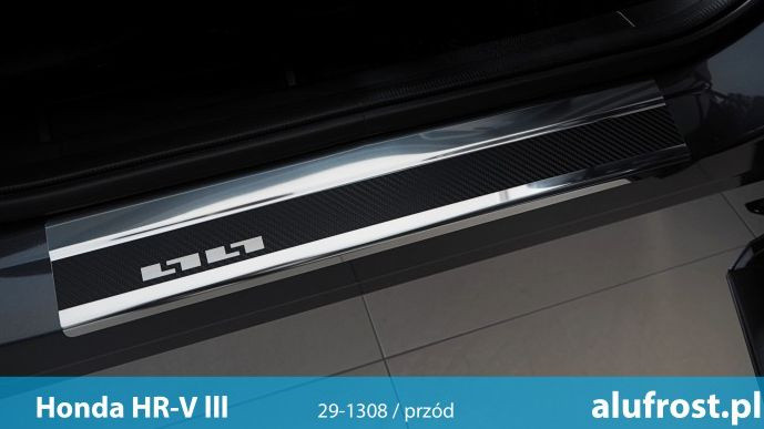 Prahové lišty Honda HR-V 2022- (carbonová fólie) Alufrost