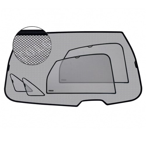 Sluneční clony Opel Zafira C 2012-2019 (se senzory v bočních oknech kufru) Laitovo