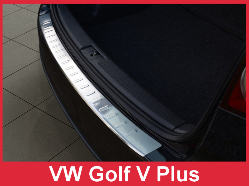 Ochranná lišta hrany kufru VW Golf Plus 2005-2008 (matná) Avisa